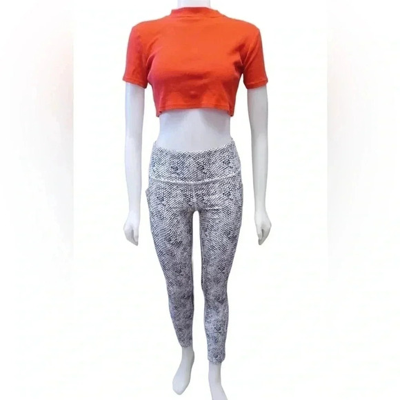 Balance Collection Contender Luxe High  Rise Snake Print Leggings Size Medium - Picture 2 of 10